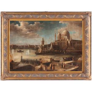 Veduta di Venezia con la Chiesa della Salute e la Punta della Dogana