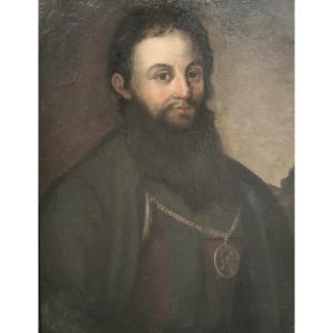 Ritratto del patriota tirolese Andreas Hofer, pittore del XIX secolo