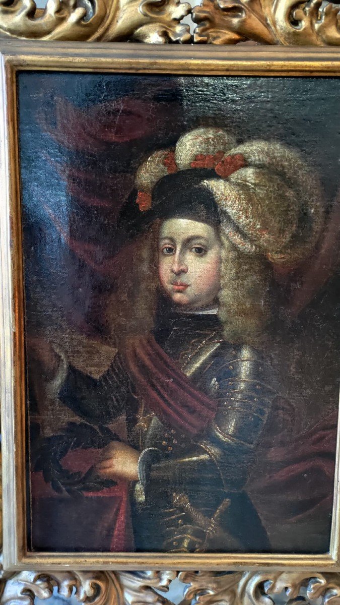 Quadro del XVI secolo ritraente un giovane nobile (probabilmente della famiglia reale) 