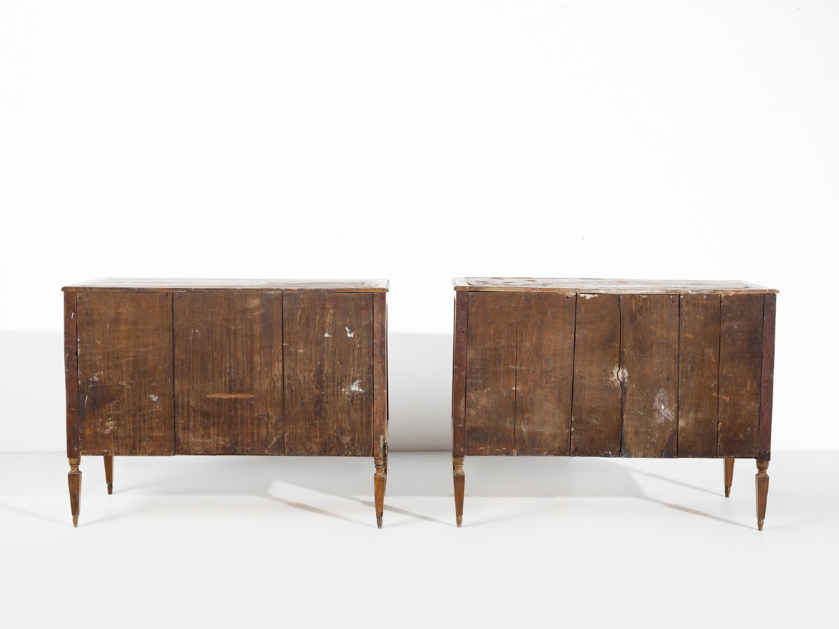 Coppia di cassettoni - Manifattura Napoletana Del XVIII Secolo in francese-photo-2