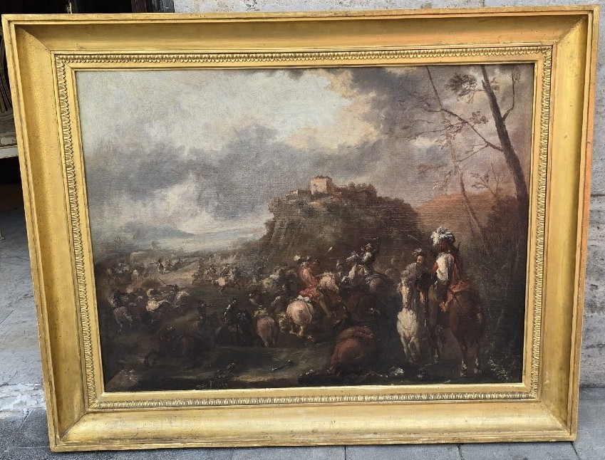 “Battaglia” – Scuola Italiana, XVII secolo, Antonio Maria Marini-photo-2