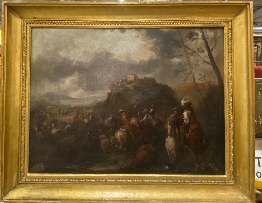 “Battaglia” – Scuola Italiana, XVII secolo, Antonio Maria Marini-photo-4