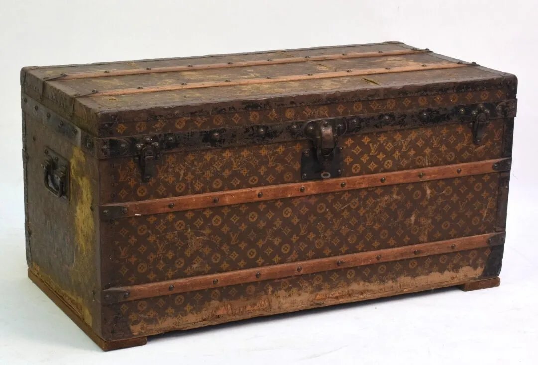 Baule da viaggio Louis Vuitton – Inizio XX secolo – con chiave originale-photo-2