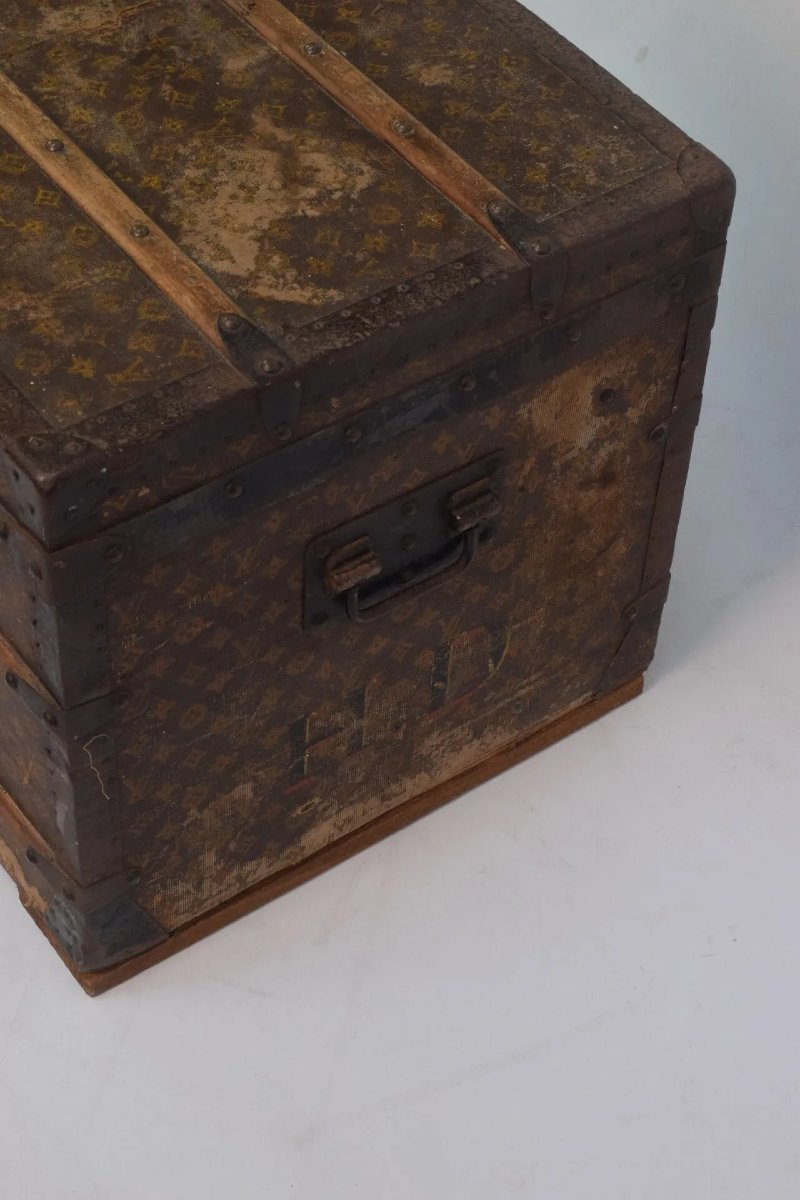 Baule da viaggio Louis Vuitton – Inizio XX secolo – con chiave originale-photo-4