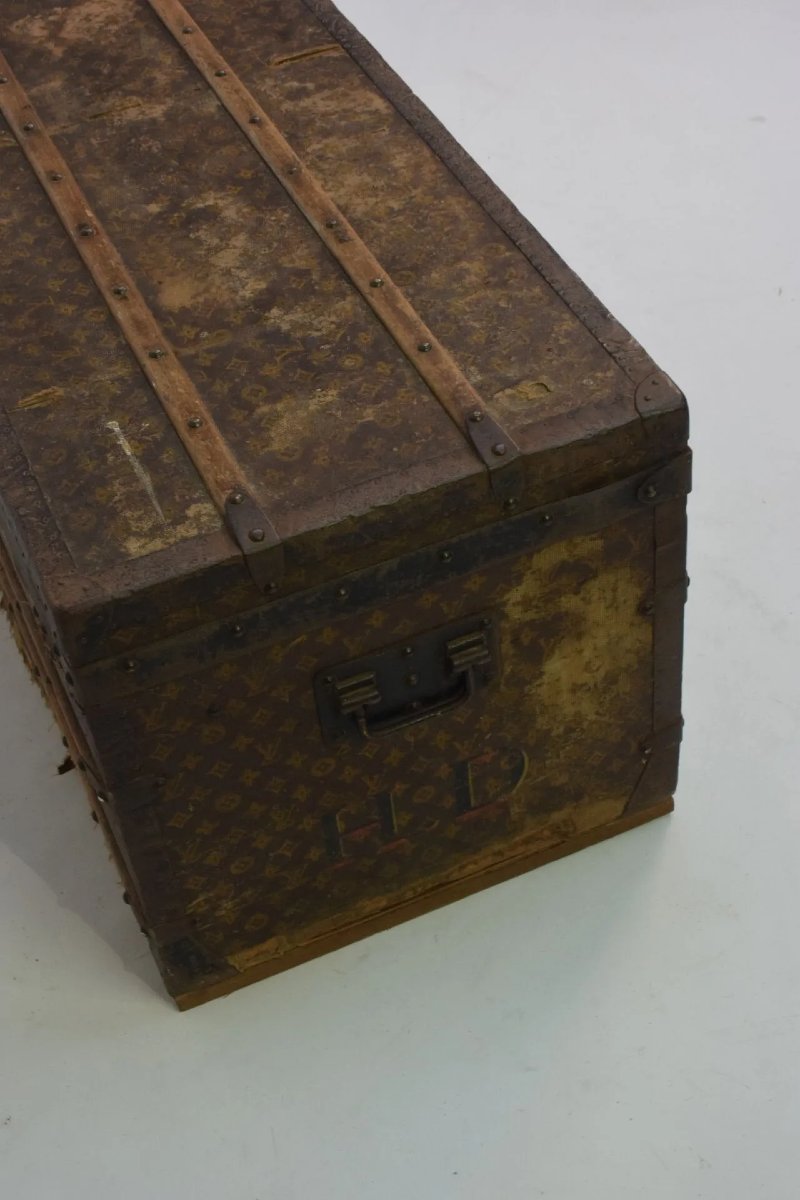 Baule da viaggio Louis Vuitton – Inizio XX secolo – con chiave originale-photo-1