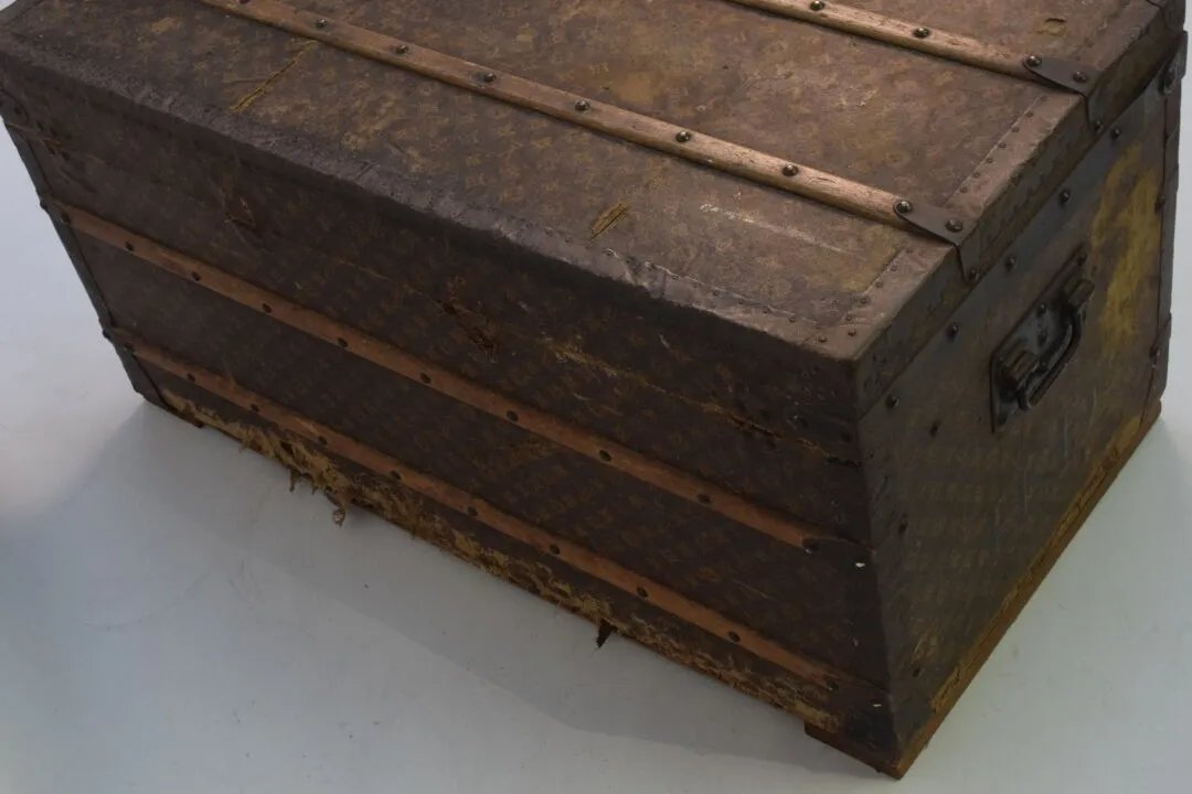 Baule da viaggio Louis Vuitton – Inizio XX secolo – con chiave originale-photo-2