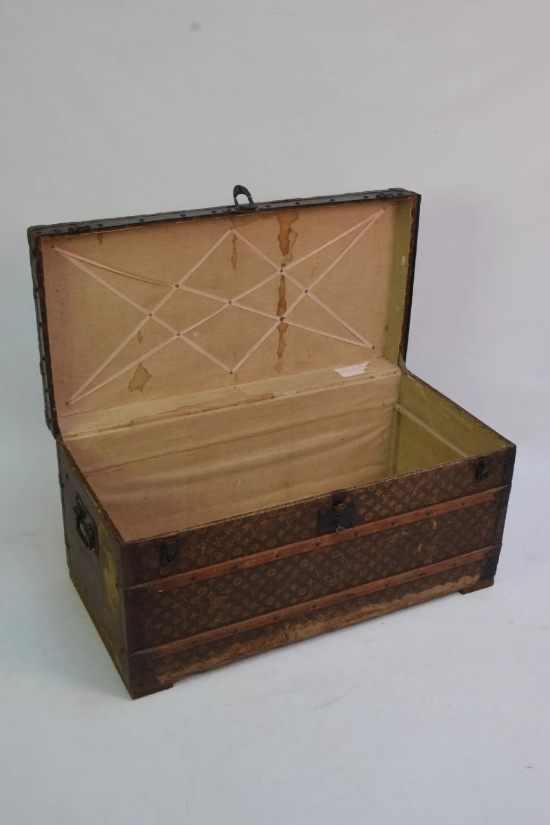 Baule da viaggio Louis Vuitton – Inizio XX secolo – con chiave originale-photo-3