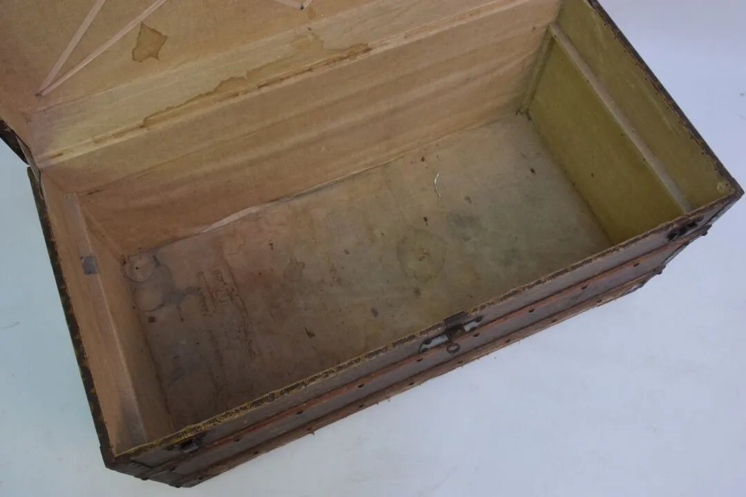 Baule da viaggio Louis Vuitton – Inizio XX secolo – con chiave originale-photo-5