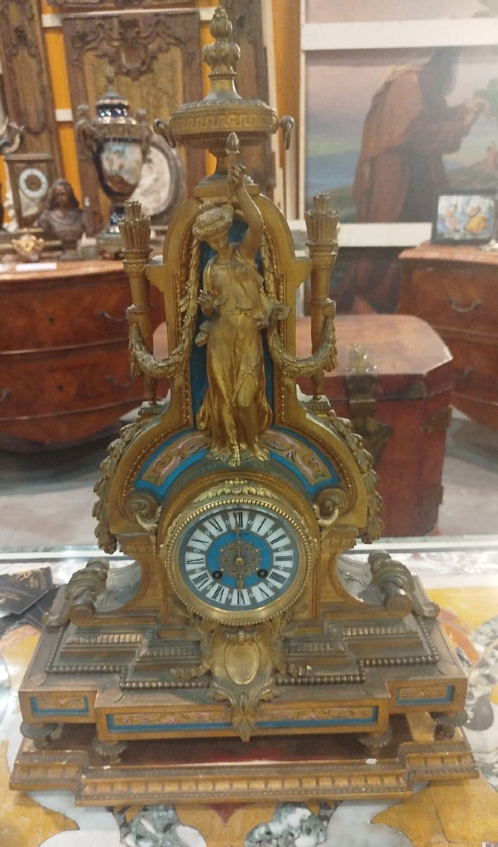 Importante trittico – Epoca Napoleone III – XIX secolo-photo-2