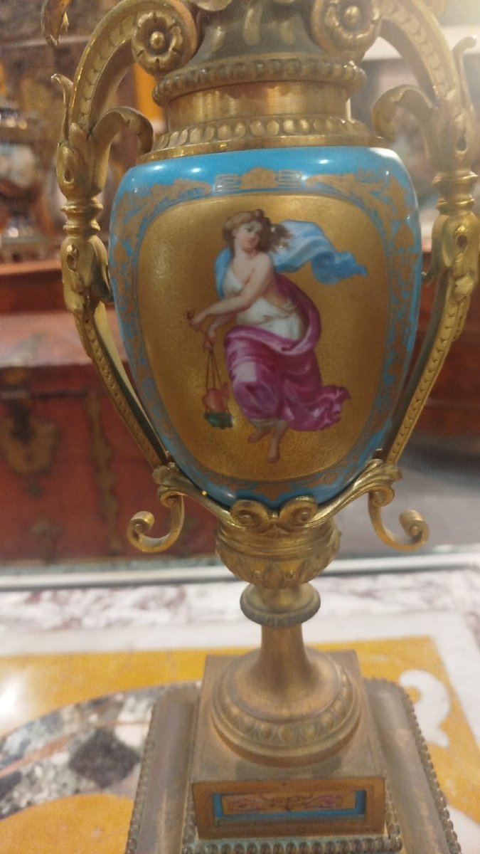 Importante trittico – Epoca Napoleone III – XIX secolo-photo-2