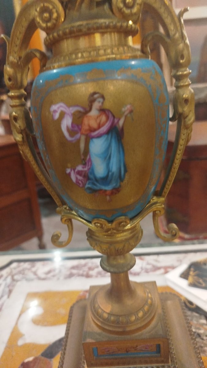 Importante trittico – Epoca Napoleone III – XIX secolo-photo-4