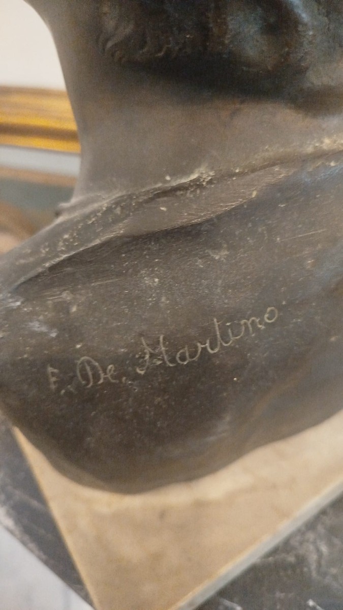 Bronzo originale firmato Martino-photo-2