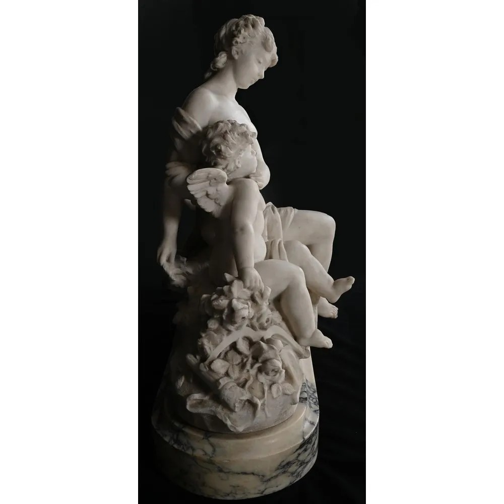 MOREAU Hippolyte (1832-1926). « L’imprudence »-photo-1