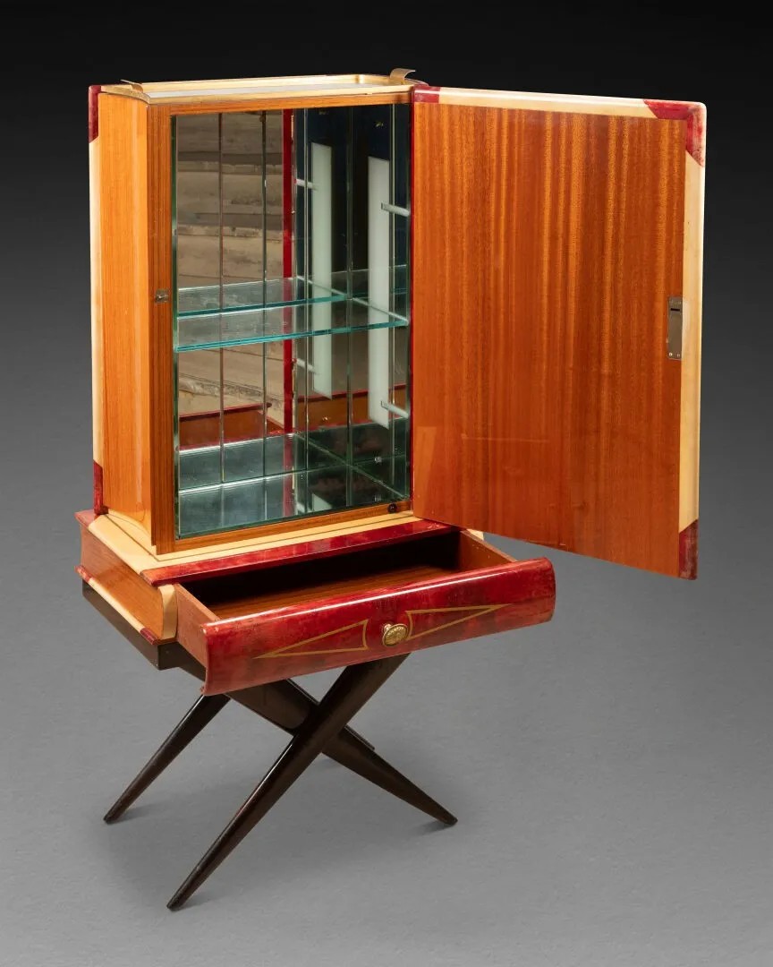 Aldo TURA (1909-1963). BAR a forma di due libri, ca. 1950.-photo-2