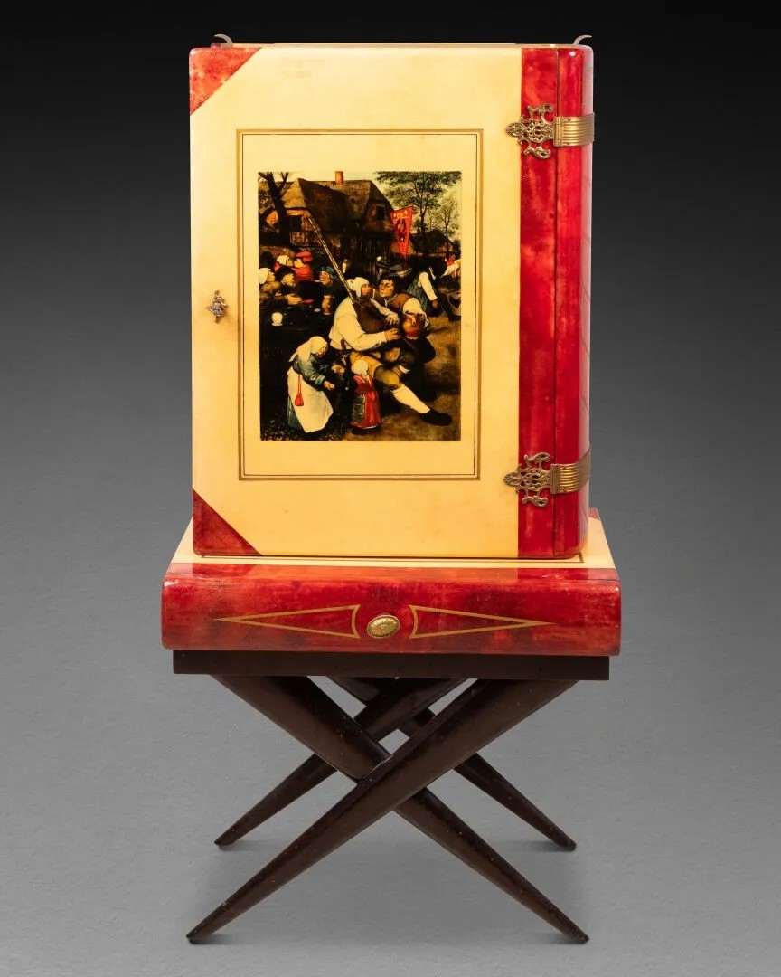 Aldo TURA (1909-1963). BAR a forma di due libri, ca. 1950.