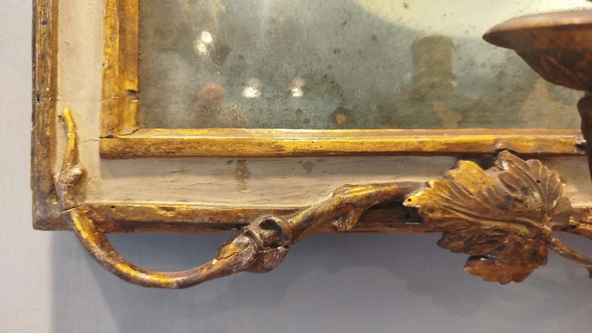 Coppia di specchiere, Napoli XVIII secolo – Specchi incisi-photo-4