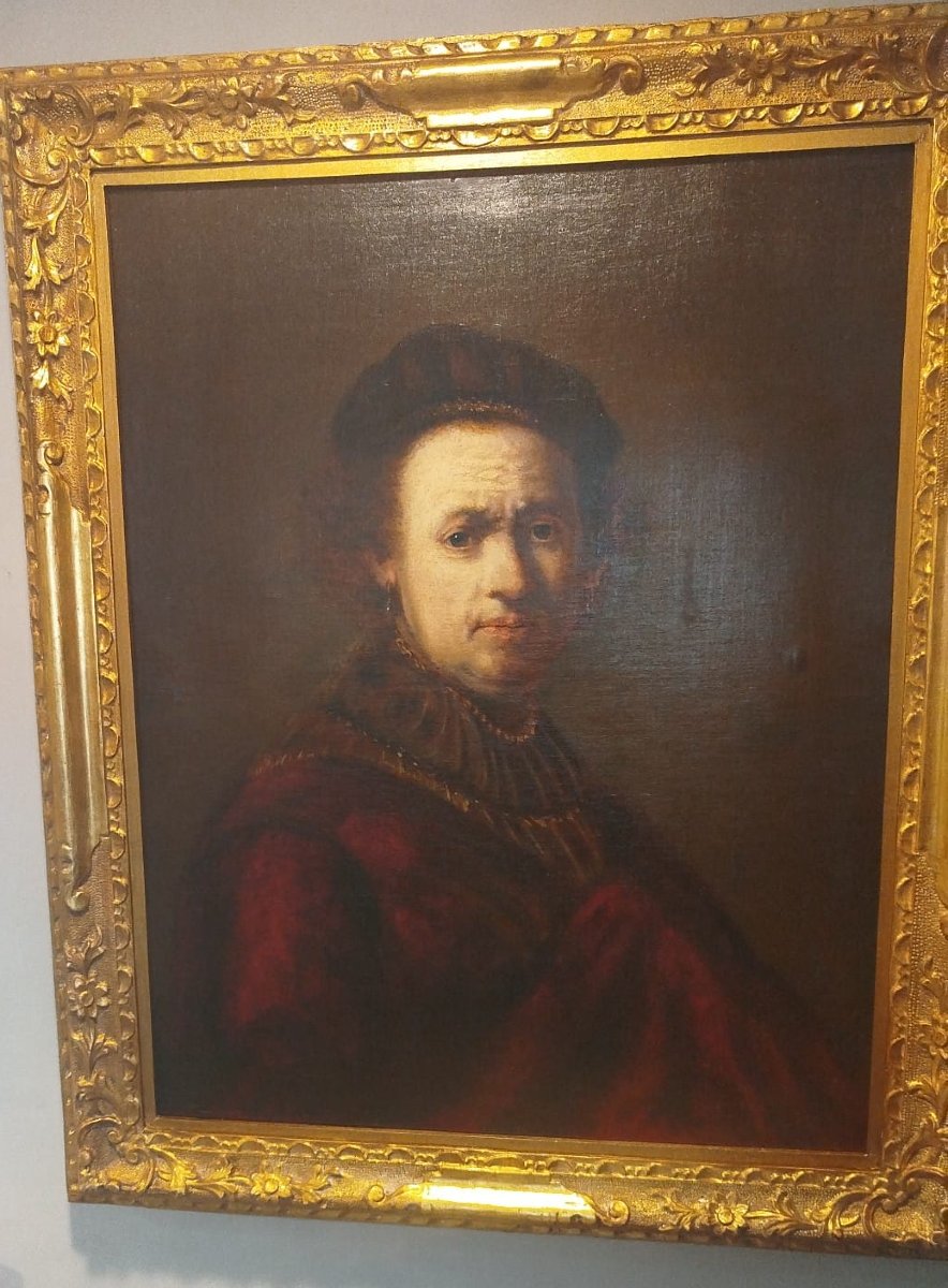 Autoritratto di Rembrandt, XIX secolo.-photo-3