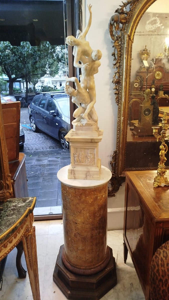 Scultura raffigurante il Ratto delle Sabine – XIX secolo-photo-2