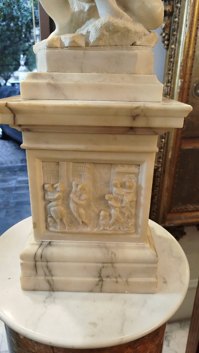 Scultura raffigurante il Ratto delle Sabine – XIX secolo-photo-3