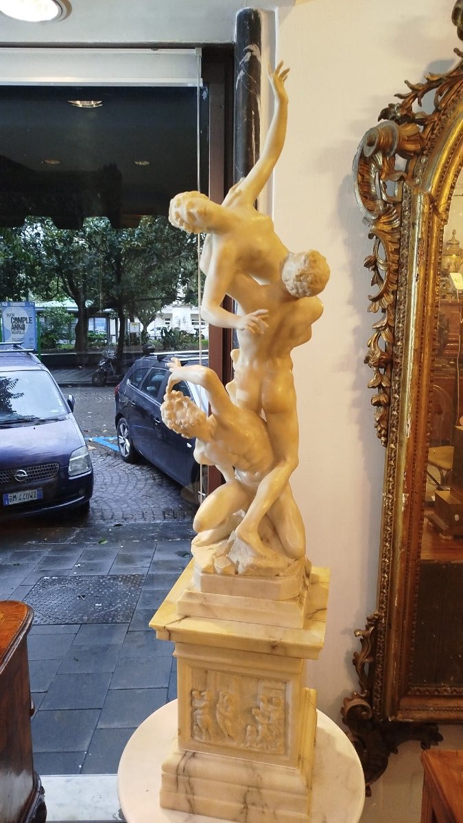 Scultura raffigurante il Ratto delle Sabine – XIX secolo-photo-2