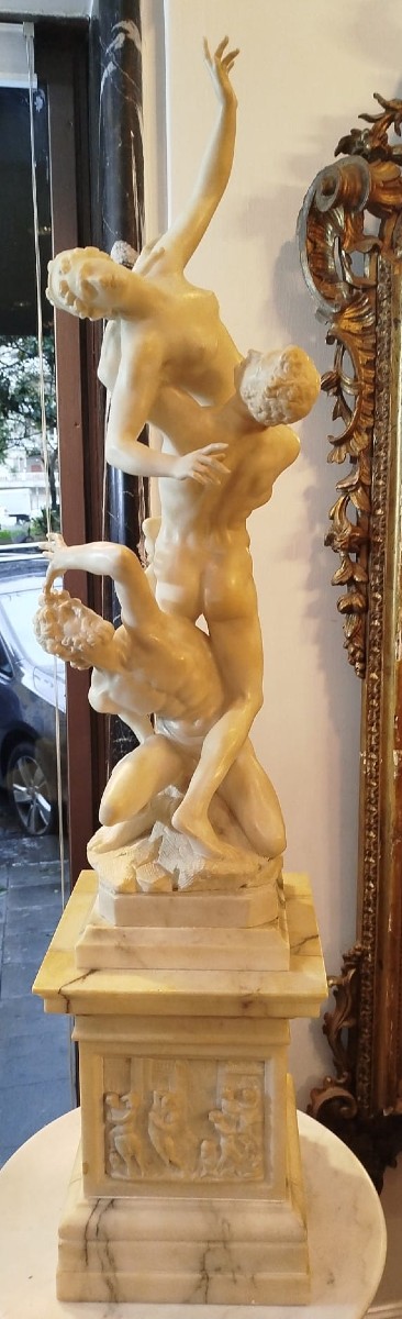 Scultura raffigurante il Ratto delle Sabine – XIX secolo