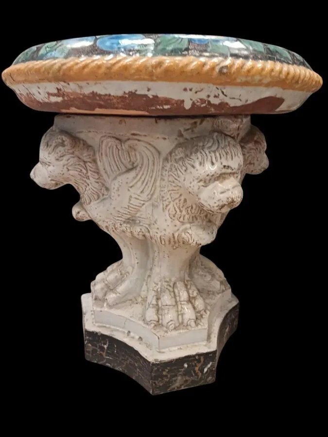 Coppia di colonnine, Napoli, Fabbrica Giustiniani, XIX secolo-photo-4