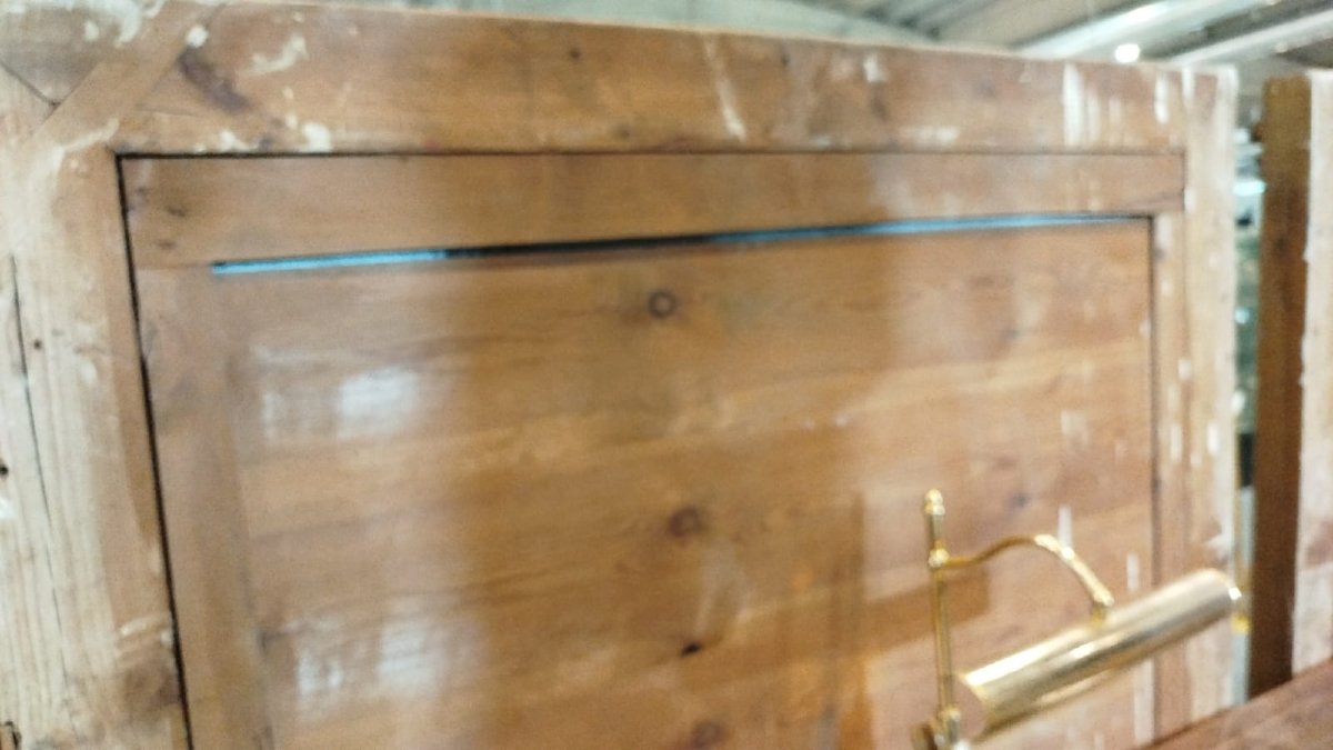 Coppia di specchiere francesi XIX secolo con specchi a mercurio – grandi dimensioni-photo-4