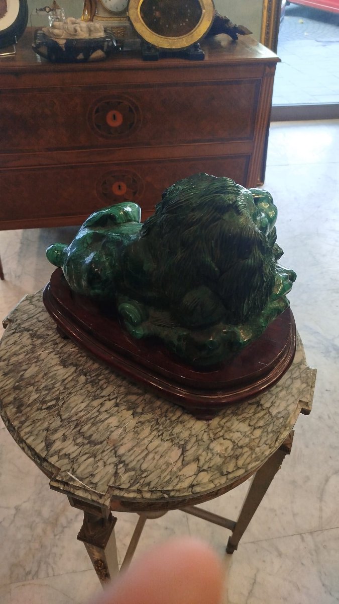 Blocco in malachite (anni ’30/’40)-photo-3
