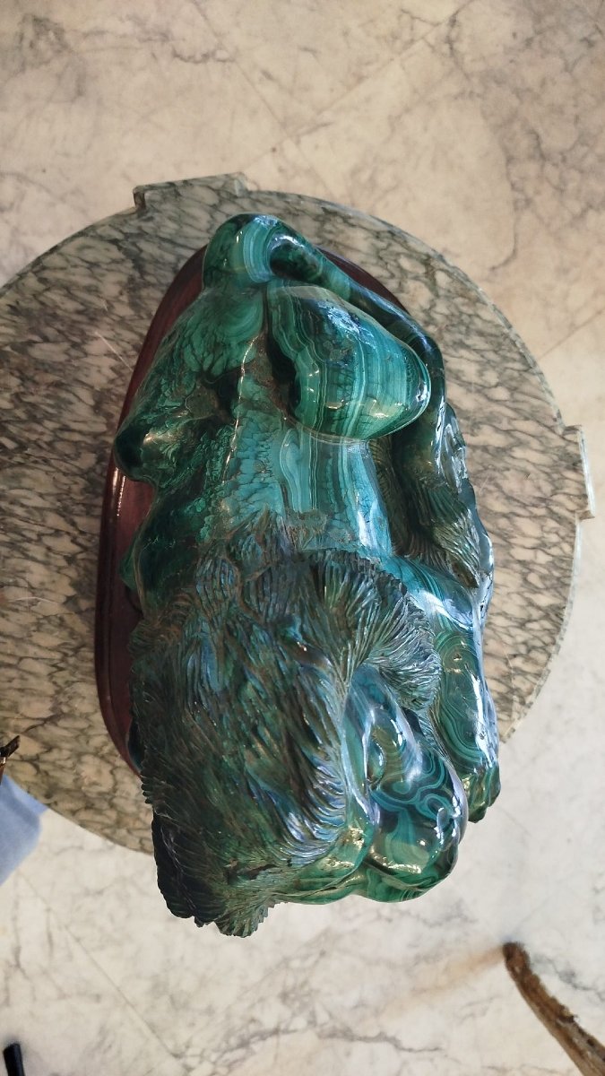 Blocco in malachite (anni ’30/’40)-photo-4