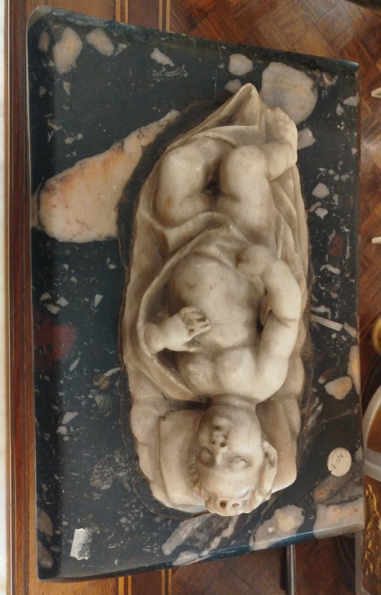 Scultura “Dormiente” in marmo statuario – XVII secolo