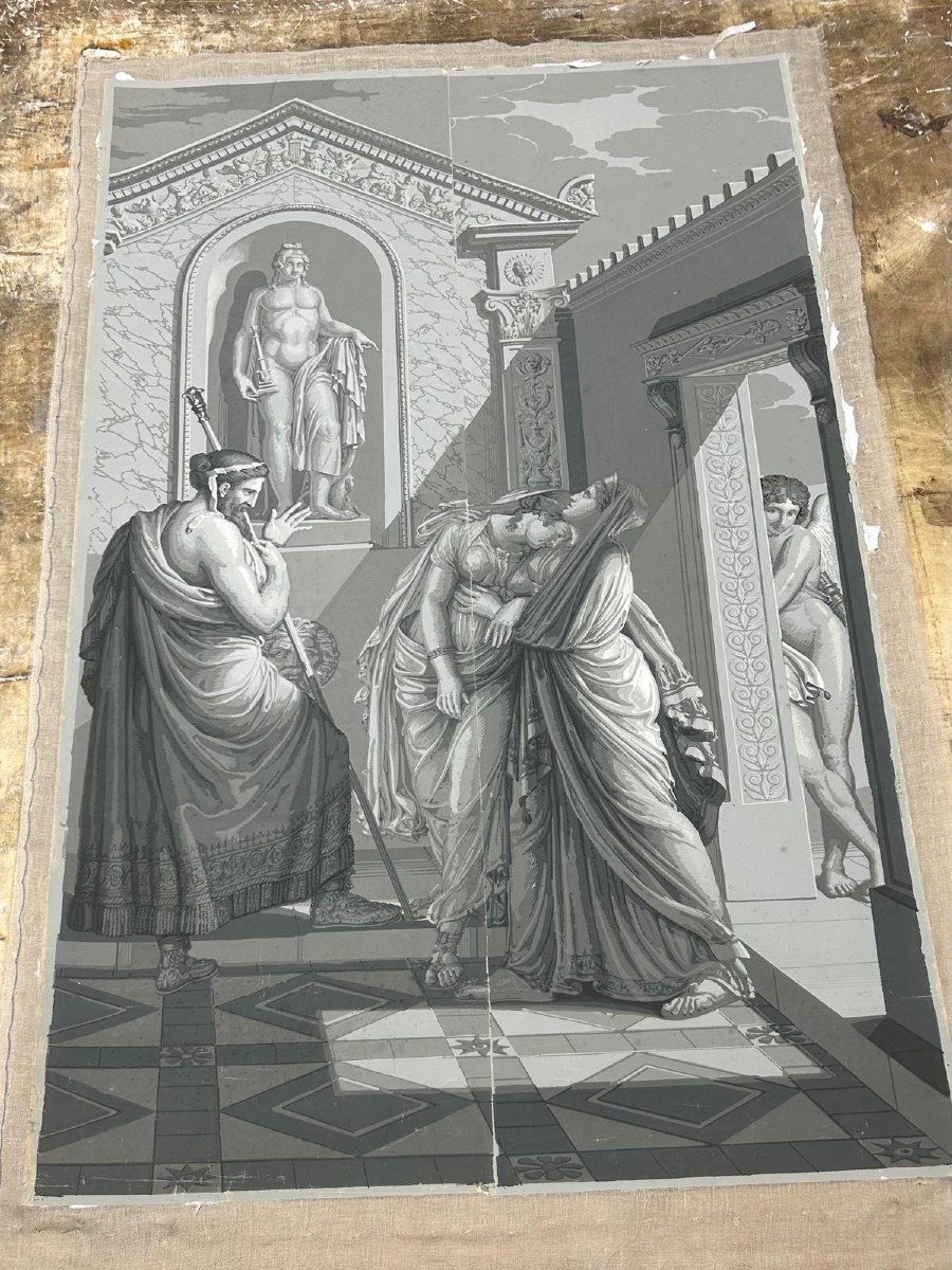 Coppia di grisaille – XIX secolo