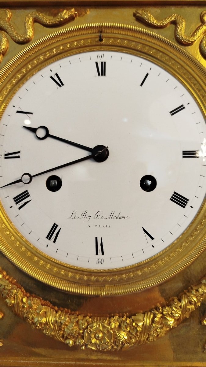 Orologio antico di epoca Impero-photo-2