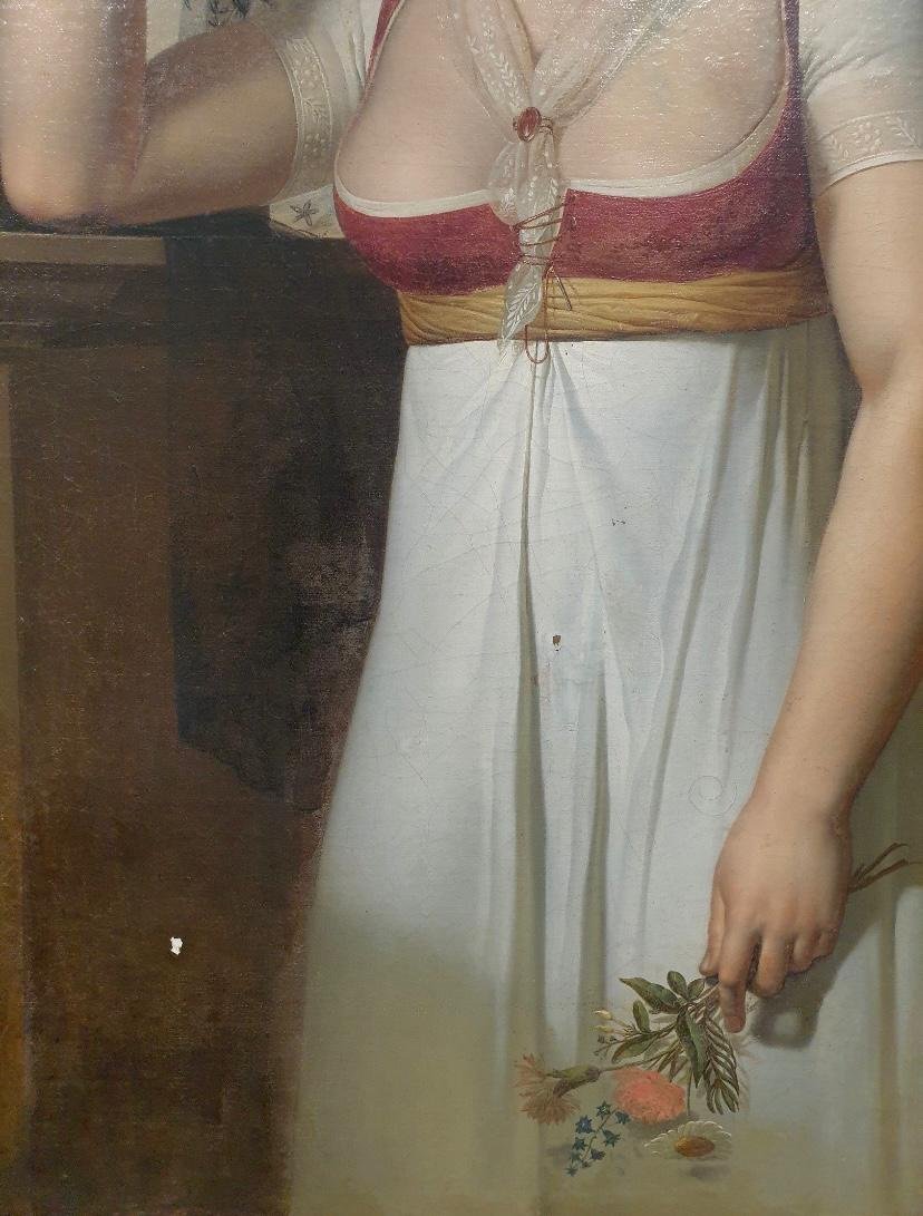 Louis Lafitte/Laffitte (1770–1828) “Ritratto di donna in abito Impero”-photo-3