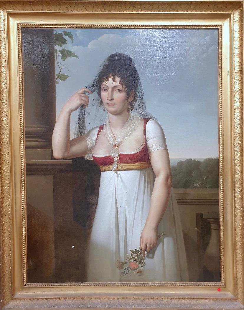 Louis Lafitte/Laffitte (1770–1828) “Ritratto di donna in abito Impero”