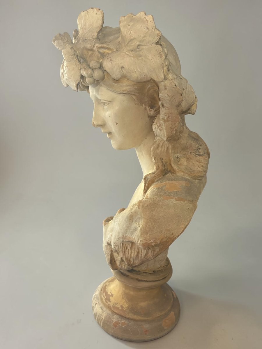 Statua in terracotta del XIX secolo – Flora-photo-1