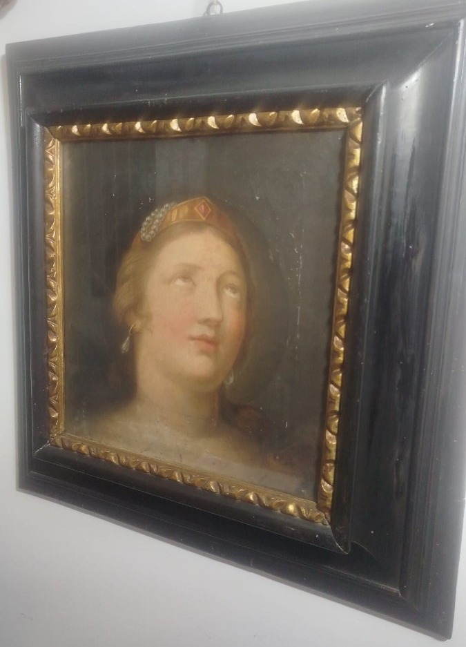 Ritratto femminile, scuola napoletana, XVIII secolo