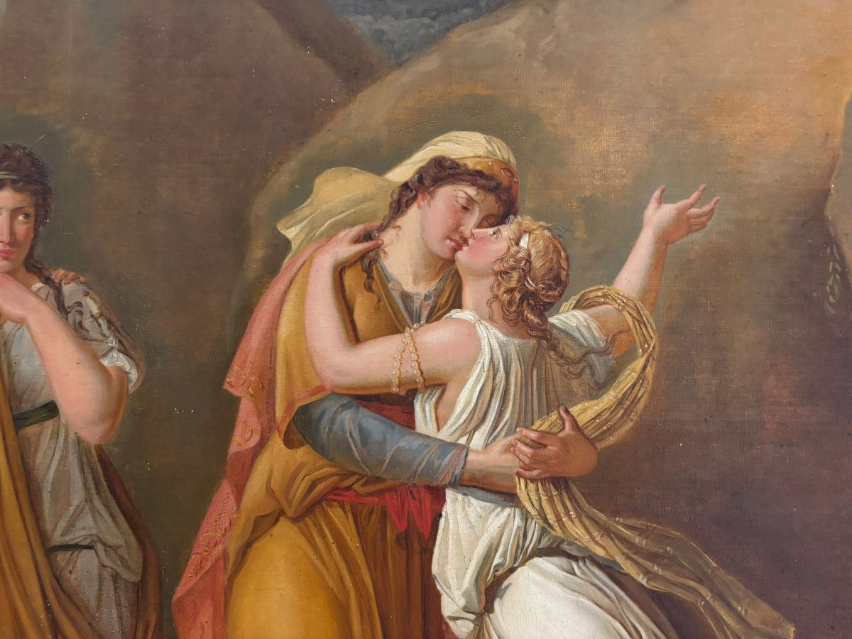 Psiche che saluta la sua famiglia – Scuola francese, 1780-photo-3