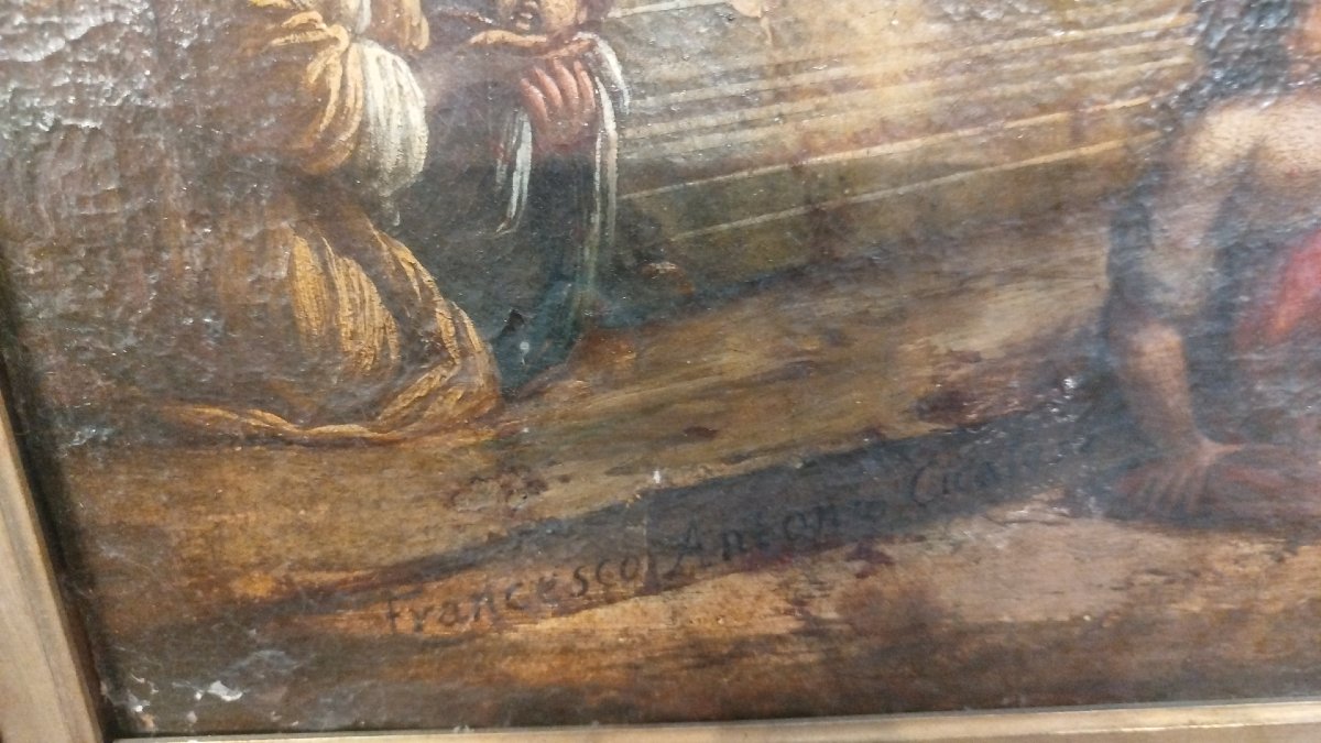 Quadro firmato Francesco Antonio Cicalese – Napoli – 125 × 98 cm-photo-4