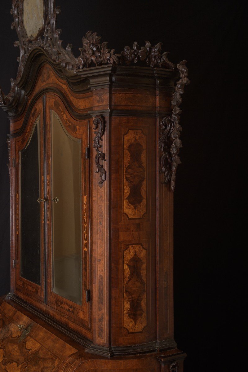 Important Trumeau Vénitien Louis XV Milieu Du XVIIIe Siècle-photo-1