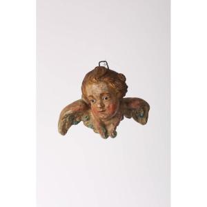 Angelo "Cherubino" del Presepe Napoletano In Terracotta, Napoli, XVIII Secolo