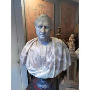 Busto di Cicerone in marmo XVII secolo