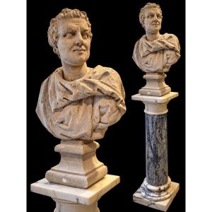 Busto in pietra, XVIII secolo – Altezza 91 cm