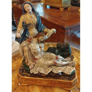 Pietà – Capolavoro della scultura barocca napoletana, attribuibile a Nicola Fumo