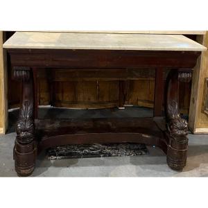 Consolle Impero – Napoli, Piano in Marmo