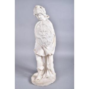 Scultura in Marmo Bianco – Scuola del XIX secolo nel gusto del XVII secolo