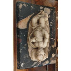 Scultura “Dormiente” in marmo statuario – XVII secolo