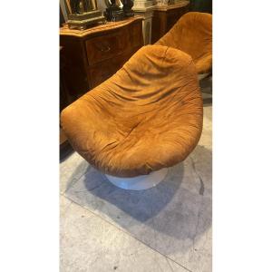 Coppia di poltrone Space Age “Rodica” di Mario Brunu per Comfort, 1961