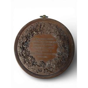 Coppia di grandi medaglie borboniche – Ferdinando II, Regno di Napoli e delle Due Sicilie – Lui