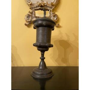 Rare Pewter Guild Hanap Dated 1666 With Engraved Members Names