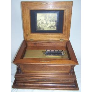  Double Comb Polyphonic Music Box With 11 Discs